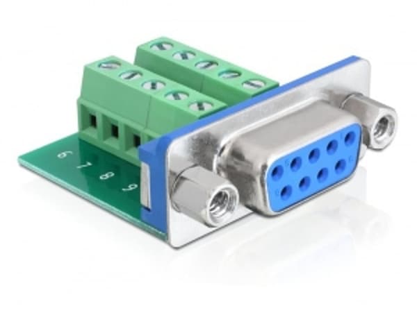Delock - seriel adapter - DB-9 til 10-