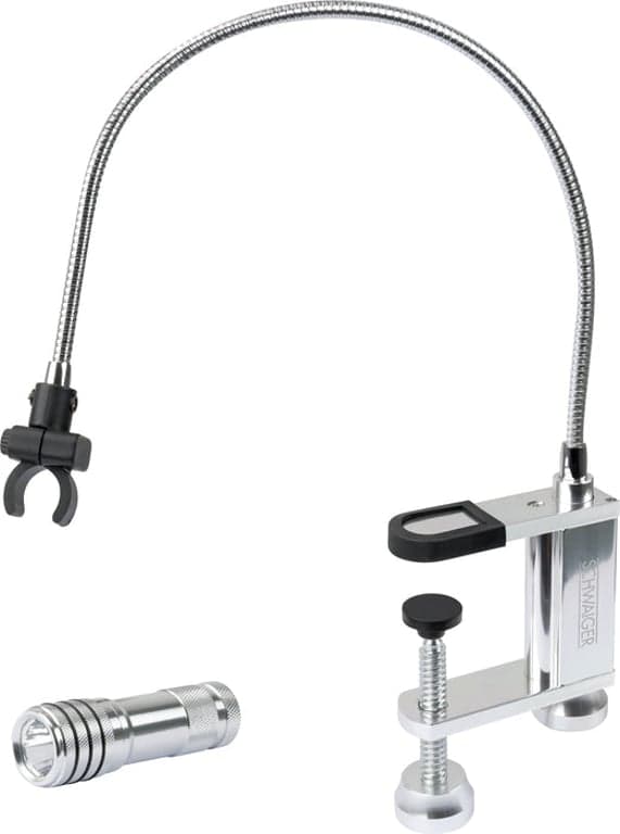 Schwaiger grillampa 1 LED-spotlight 0,5W silver