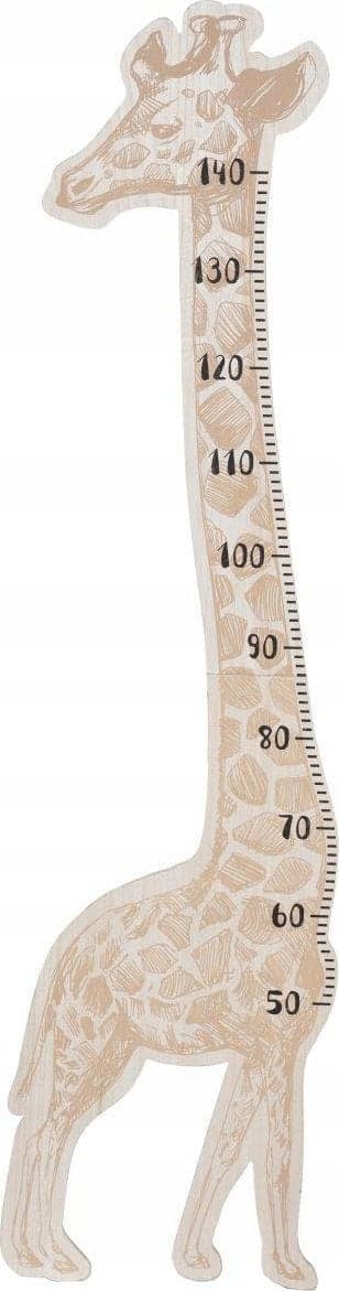 Feeby Giraffe Dekorativ Tillväxtmätare, MDF, 140 cm
