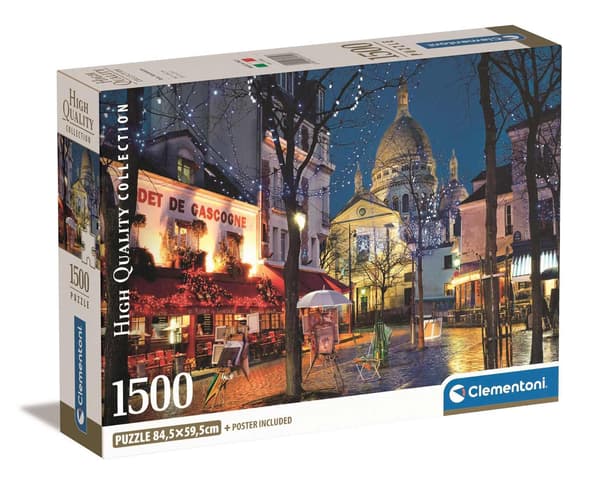 Puslespil 1500 Kompakt Paris - Montmartre