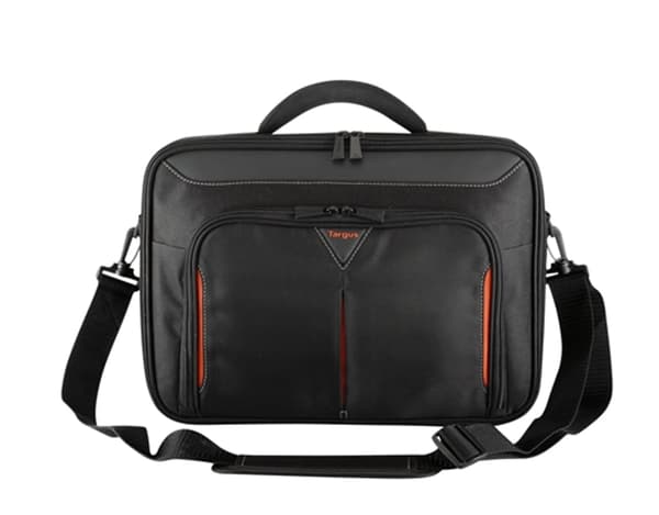 Targus Classic+ Clamshell, Svart/Röd för 17-18\" bred bärbar dator