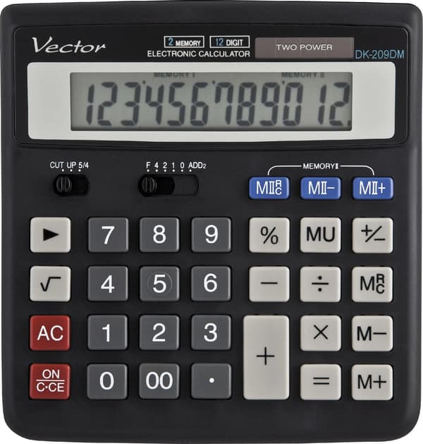 Vector DK-209DM Lommeregner (ZI5140)