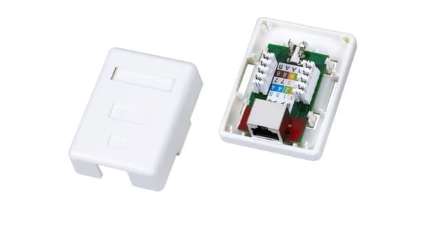 A-LANTEC Wiring FTP overfladestik 1xRJ45 kat.5e