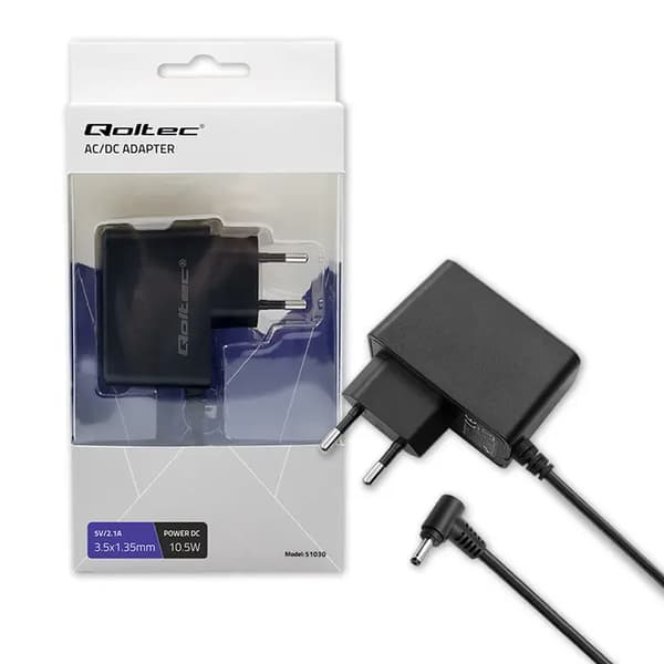 Pulg in power supply     10.5W, 5V, 2.