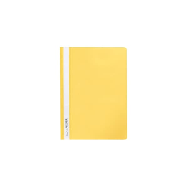 Skrivebordsmappe SKOR.DESK A4 GUL PP 20STK. ARBEJDSBOG - SPP-00-04