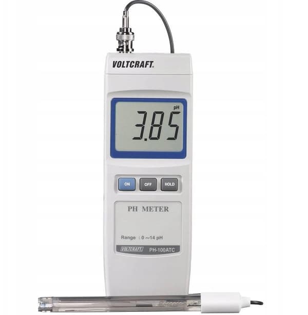 Voltcraft PH-100 ATC pH-mittari tehdasasetuksilla (sertifioimaton) 101145