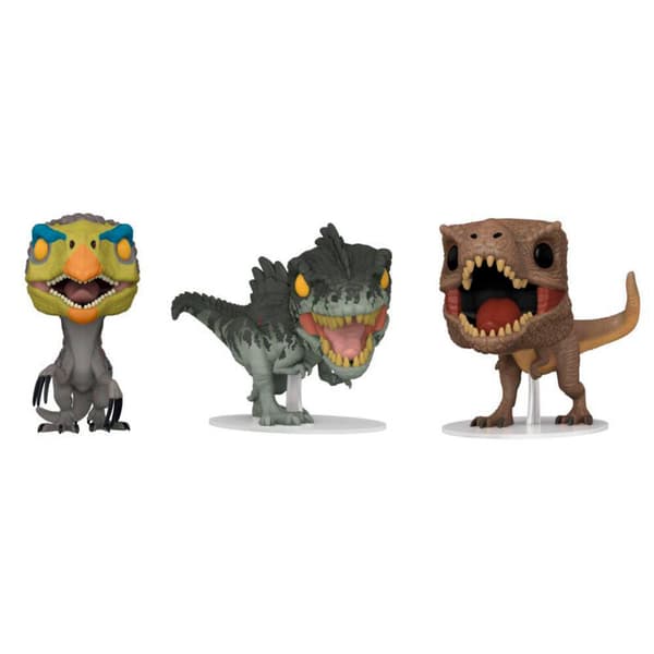 POP-pakkaus 3 figuuria Jurassic World
