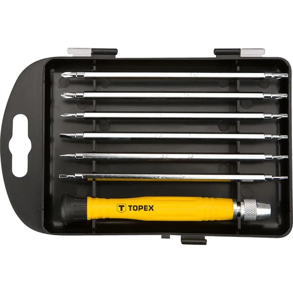 Topex Precisionsskruvar 7 st (39D551)