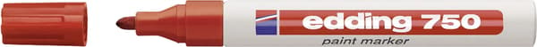 edding 750 paint - markør - rød