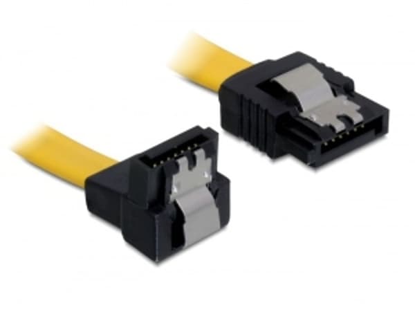 Delock SATA - SATA, 0.2m, Gul (82800)