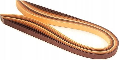 Quillingremsor 5mmx50cm brun 100st
