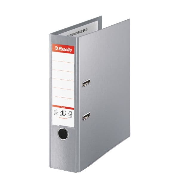 Kansio Esselte A4 80mm harmaa (10K190K)