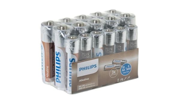 Philips Batterisæt med 16 stk.