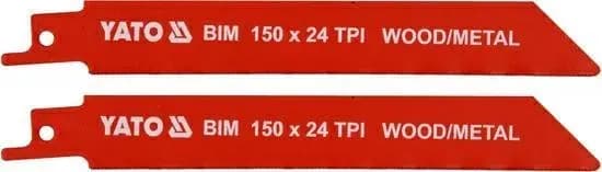 BIM SAVKLINGER 150MM 24TPI 2STK