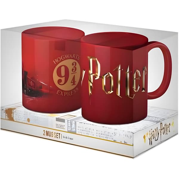 Harry Potter Hogwarts logomuggar set
