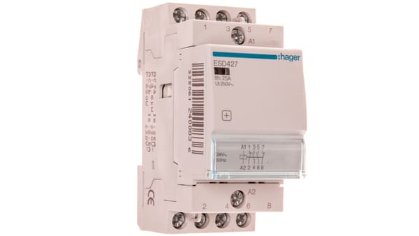 Modulær kontaktor 25A 2S 2N 24V AC ESD427