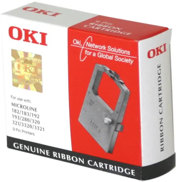 OKI - 1 - svart - färgband