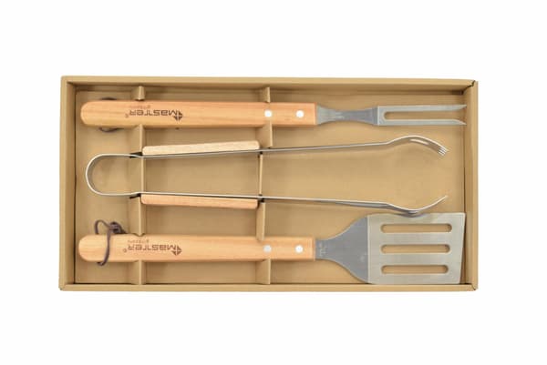 MASTER GRILL GRILLAUSTARVIKESARJA 3 KPL/PUUKAHVAT