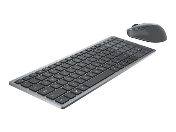 Dell tangentbord och musset - fransk layout - grå/titan