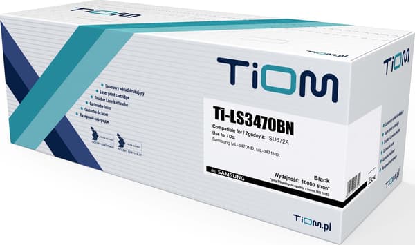 Tiom Tonerpatron til Samsung D3470B | SU672A | 10000 sider | sort