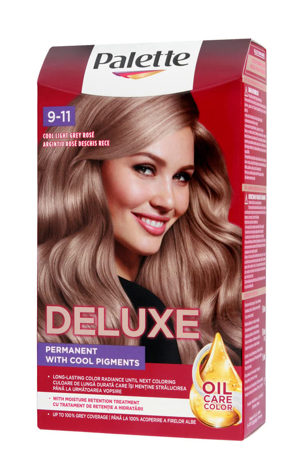 Palette Deluxe Permanent Hårfarve Nr. 9-11 Cool Lys Grå Rose 1stk.