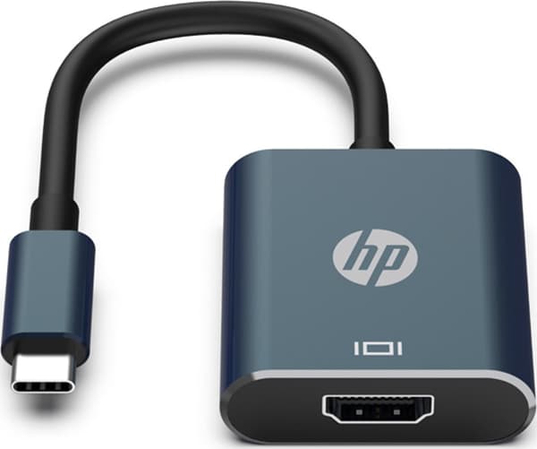 Videoadapter, DHC-CT202, USB C (M) - HDMI F, sort, Hewlett-Packard