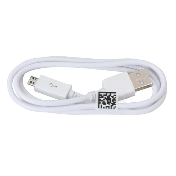 OMEGA MICRO USB TIL USB KABEL KABEL 1M HVID [42336]