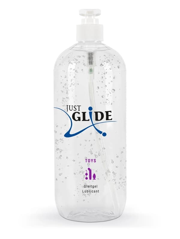 Just Glide Toylube 1000 ml - Tykt Vandbaseret Glidemiddel til Tilbehør