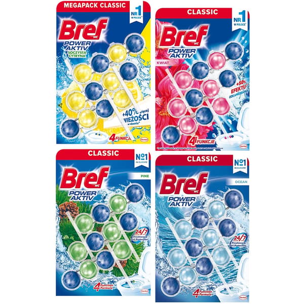 Bref WC-ripustin Bref Active Pine 3x50g universal