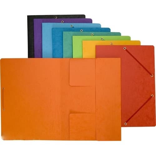 PRETCHEON MAPPE MED ELASTIK BANTEX A4, SORT