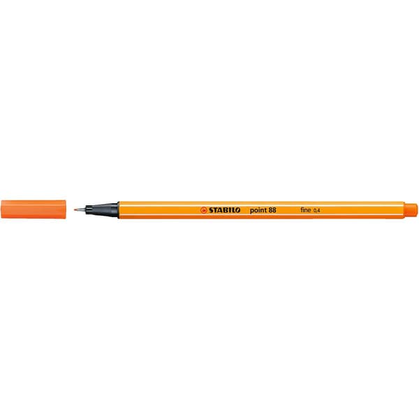 Stabilo point 88 fineliner blek cinnober 88/30
