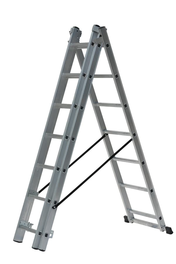AWTOOLS ALUMIINITIKKAAT 3x7 ASKELMAA 150KG SOVELTUU PORTAISIIN