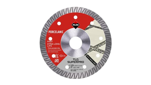 RUBI DIAMANTKLINGE TLG 125 SUPERPRO TIL KERAMIK OG STEN