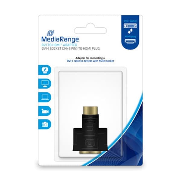 HDMI-DVI-adapter MediaRange MRCS171 svart