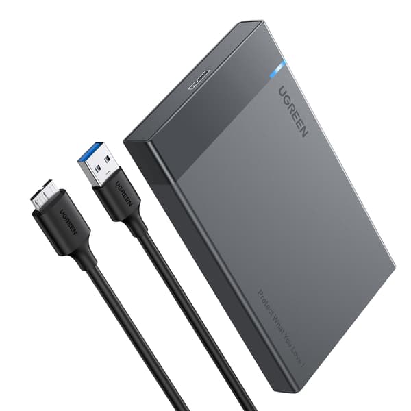 UGREEN Eksternt harddisk kabinet til 2,5-tommer SATA