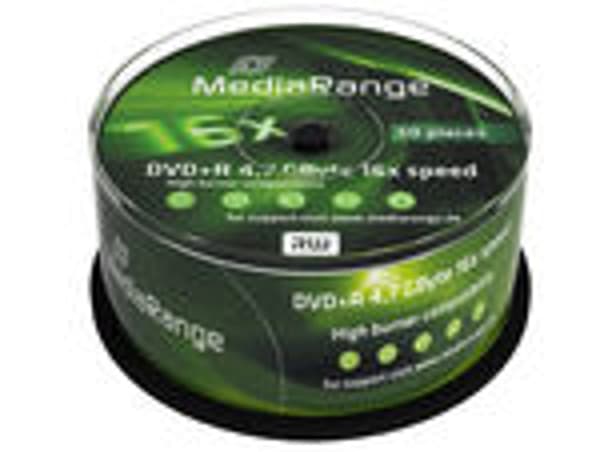MediaRange - DVD+R x 50 - 4.7 GB - lag