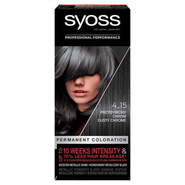 Syoss Syoss maling Permanent Hårfarve Nr. 4_15 smoky chrome