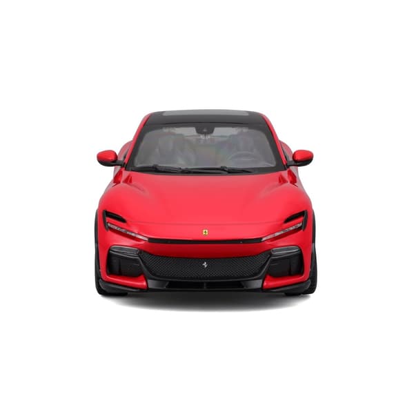 *BBURAGO metall, 1:24, FERRARI R & P, röd.