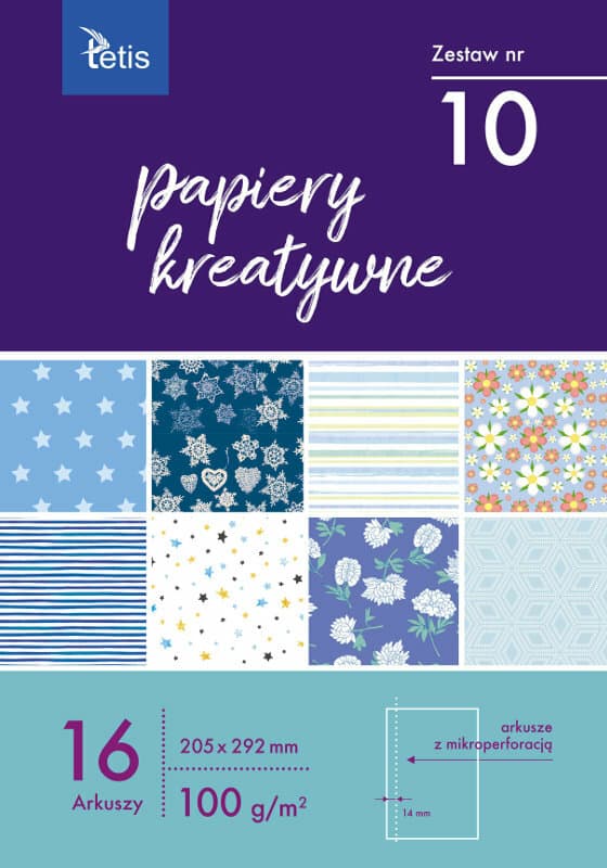 Kreativa papper A4 16 ark nr 10 KB030-10