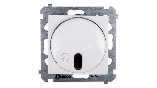 Simon 54 Stikprop med stop hvid DWC10T.01/11