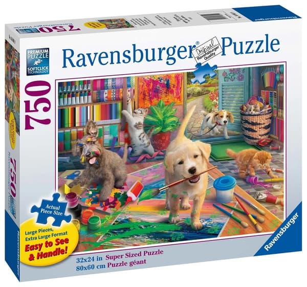 Ravensburger Palapeli 2D senioreille Mali Artists 750 palaa
