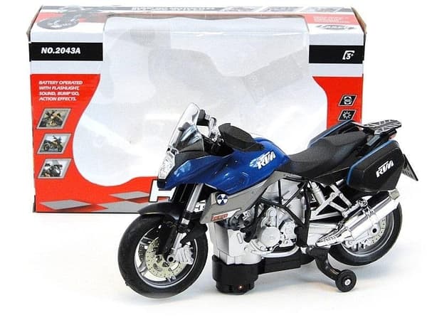 Batteridrevet motorcykel, lys lyd 225060