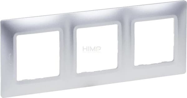 Legrand Niloe Selection Ram trippel aluminium 762013
