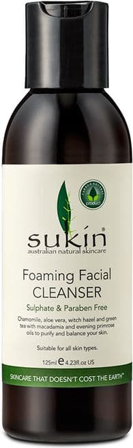 Sukin Skummende Ansigtsrens Ansigtsvask Gel 125ml