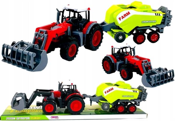 AST. FARMA TRAKTOR, 60 cm., presse, 2 farver, lampeskærm