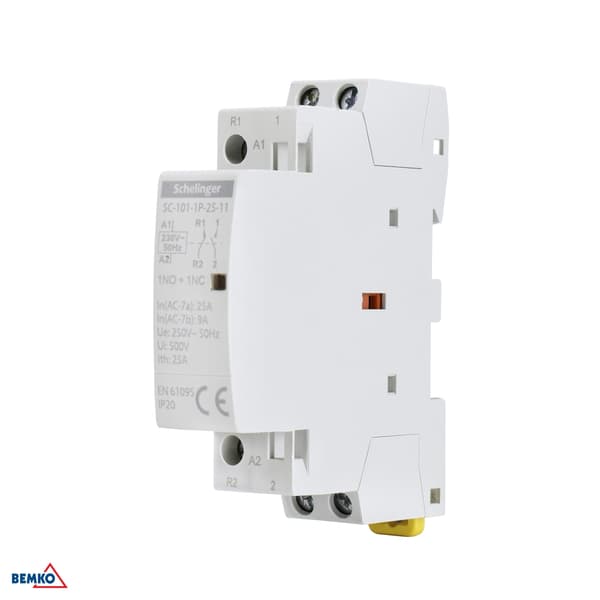 MODULAARIKONTAKTORI SC101 1P 25A TYYPPI 11 (1NO+1NC) SCHELINGER