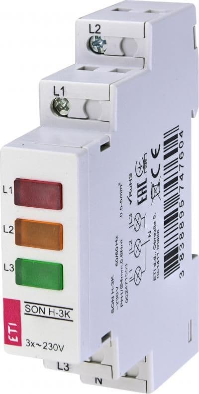 Modullampa 3f tre färger SON H-3K 002471553