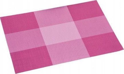 Kesper Dækkeserviet, plast, rød - ternet, 43x29x0.1 cm