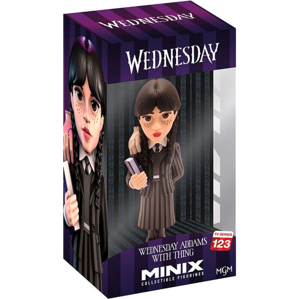 Wednesday - Wednesday ja Thing Minix -figuuri 12cm