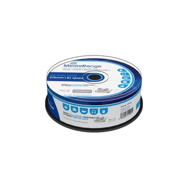 BD-R Dual Layer 50 GB (6x, 25 stycken)